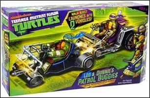 Teenage Mutant Ninja Turtles (2012) Vehicles and Playsets figure 8 Leo & Donnie's Patrol Buggies