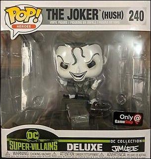 POP! Heroes figure 240-B The Joker (Hush) (B&W) Jim Lee Collection GameStop