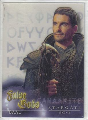 Stargate SG-1: Season 5 (False Gods Subset) card F2 Baal [sic]