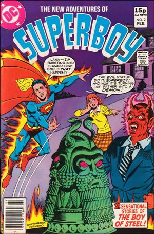 New Adventures of Superboy issue 2-C UK Price Cover