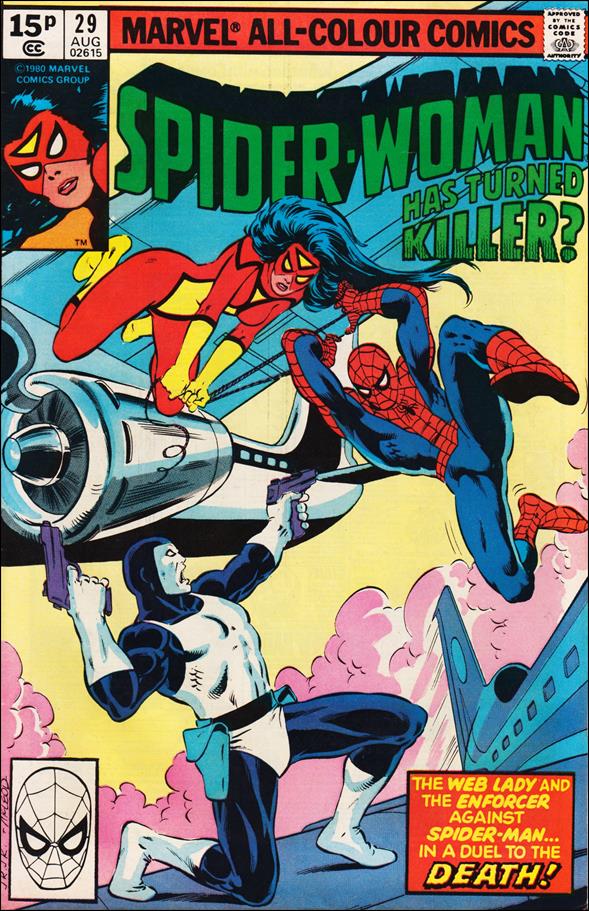 Spider-Woman (1978) issue 29-B UK Price Cover