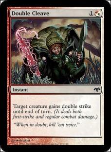 Magic the Gathering: Eventide (Base Set) card 135 Double Cleave