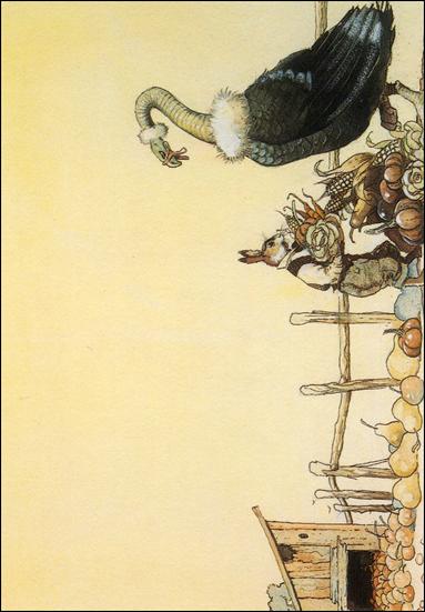 Art Suydam (Base Set) card 55 Br'er Rabbit and the Vegetables