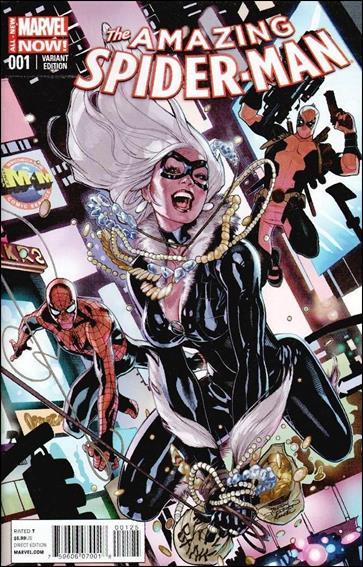 Amazing Spider-Man (2014) issue 1-PT Terry Dodson M&M Comics Cover