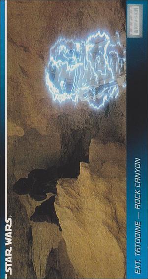 Star Wars Widevision (Base Set) card 12 Ext. Tatooine - Rock Canyon
