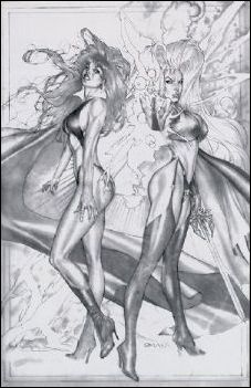 Vampirella/Lady Death issue 1-C Sketch Cover 1/1500