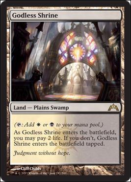Magic the Gathering: Gatecrash (Base Set) card 242 Godless Shrine