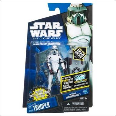 Star Wars: The Clone Wars Collection 3 3/4" Figures (2010) figure CW56 ARF Trooper