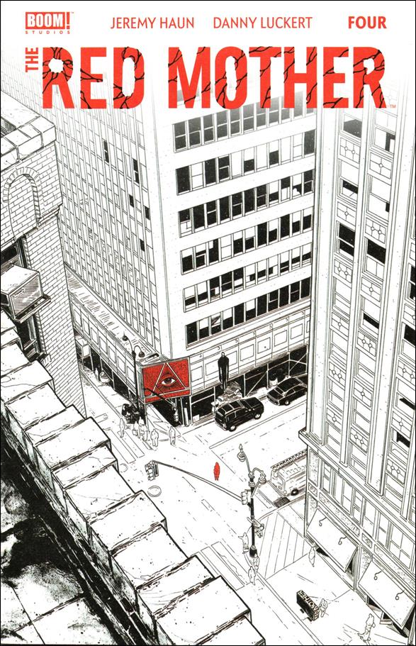 Red Mother issue 4-B Jeremy Haun Black and White Cover 