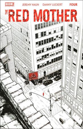 Red Mother issue 4-B Jeremy Haun Black and White Cover 