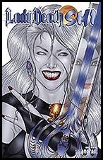 Lady Death/Shi issue 0-S Royal Blue Foil Cover