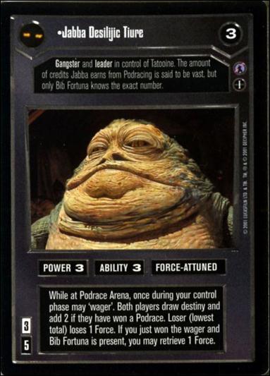Star Wars: Reflections III (Base Set) card 8 Jabba Desilijic Tiure