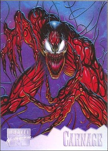 1995 Marvel Masterpieces (Holoflash Subset) card 2 Carnage