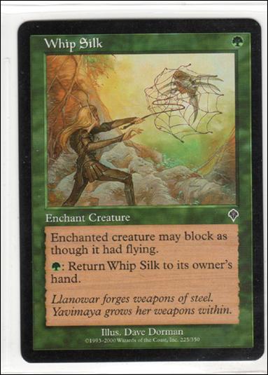 Magic the Gathering: Invasion (Base Set) card 225 Whip Silk