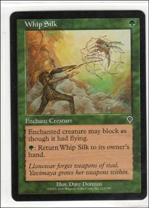 Magic the Gathering: Invasion (Base Set) card 225 Whip Silk