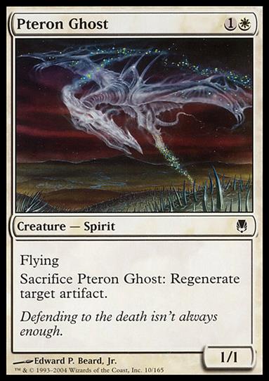 Magic the Gathering: Darksteel (Base Set) card 10 Pteron Ghost