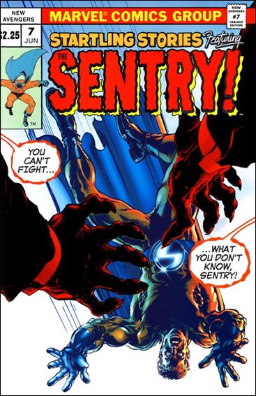 New Avengers (2005) issue 7-B Neal Adams "Startling Stories" Cover