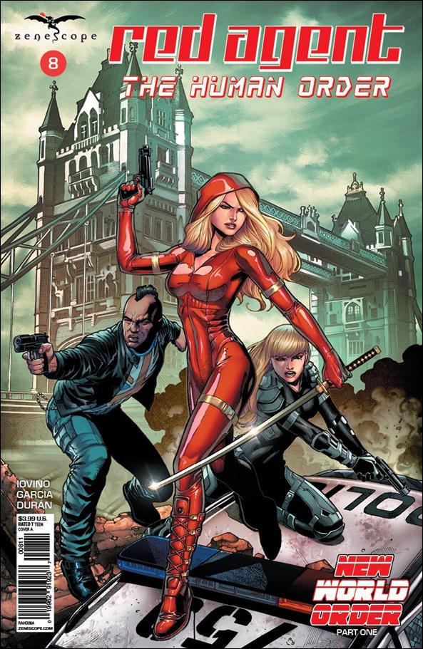 Red Agent: The Human Order issue 8 Sean Chen Cover
