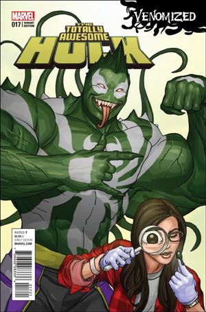 Totally Awesome Hulk issue 17-B Mike Choi Venomized Cover