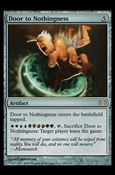 Magic the Gathering: Planechase (Base Set) card 112 Door to Nothingness