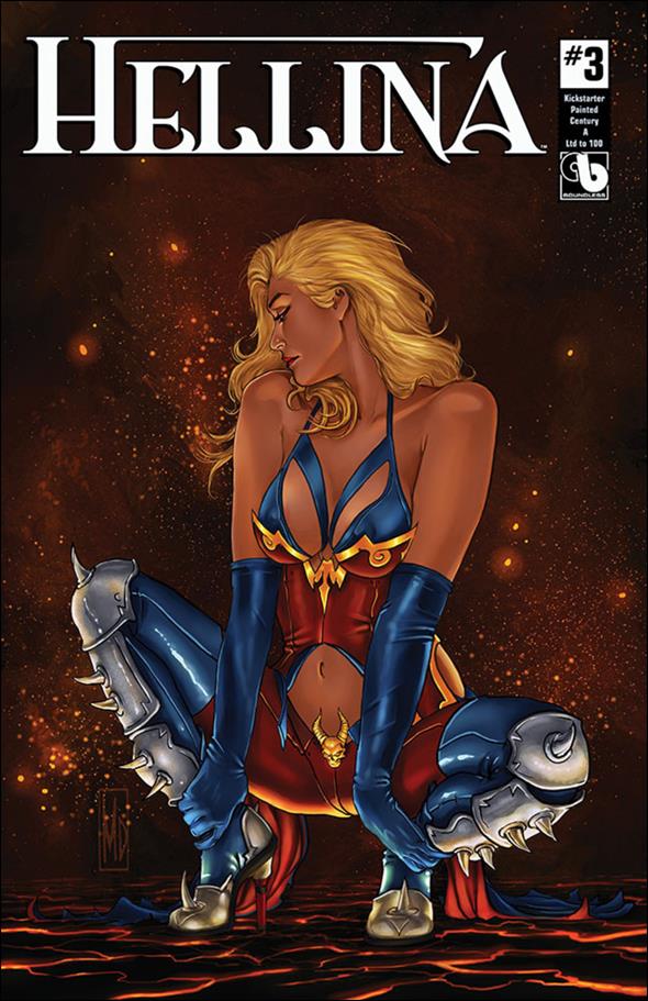 Hellina (2016) issue 3-P Painted Century Cover 1/100