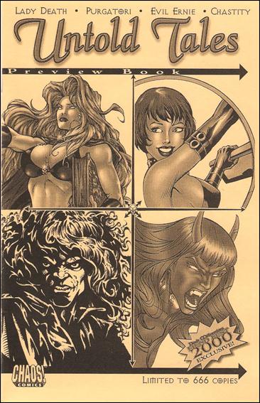 Untold Tales Preview Book issue Ashcan