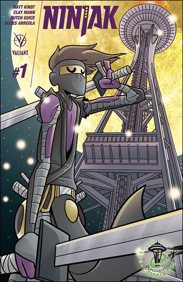 Ninjak (2015) issue 1-N Ian McGinty Emerald City Comicon Cover 1/500