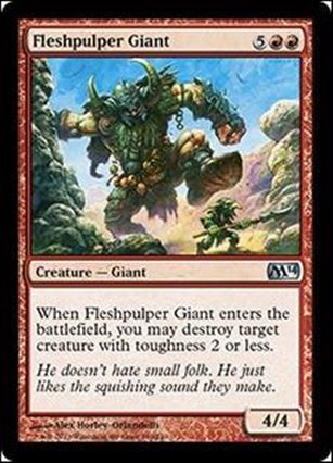 Magic the Gathering: 2014 Core Set (Base Set) card 140 Fleshpulper Giant