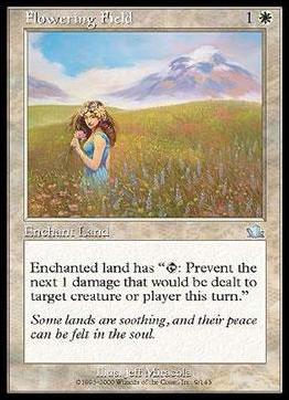 Magic the Gathering: Prophecy (Base Set) card 9 Flowering Field