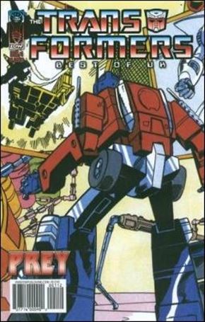 Transformers: Best of UK: Prey issue 1-B Retro 1:10 Cover