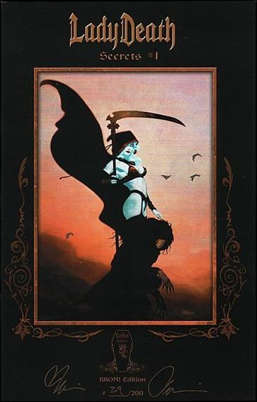 Lady Death: Secrets issue 1 BROM! Edition 1/200
