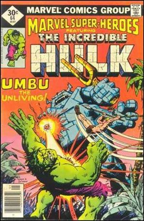 Marvel Super-Heroes (1967) issue 64-B Whitman Cover