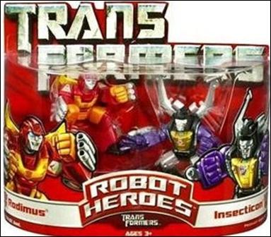 Transformers: Robot Heroes figure 2 Rodimus & Insecticon