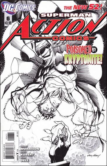 Action Comics (2011) issue 6-E Andy Kubert 1:200 Sketch Cover
