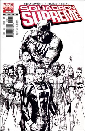 Squadron Supreme (2006) issue 1-C Gary Frank Sketch Cover