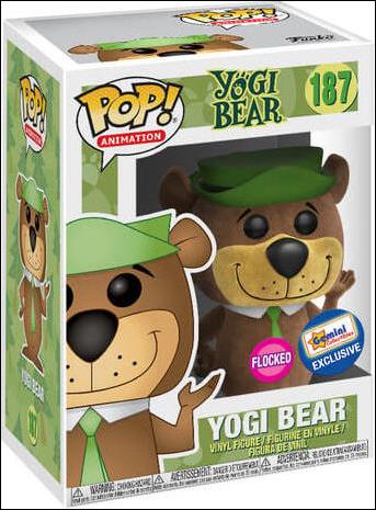 POP! Animation figure '187'-B Yogi Bear (Flocked) Gemini Exclusive