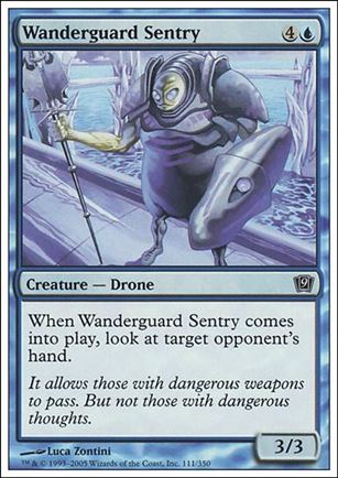 Magic the Gathering: 9th Edition (Base Set) card 111 Wanderguard Sentry