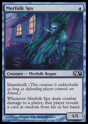 Magic the Gathering: 2011 Core Set (Base Set) card 66 Merfolk Spy