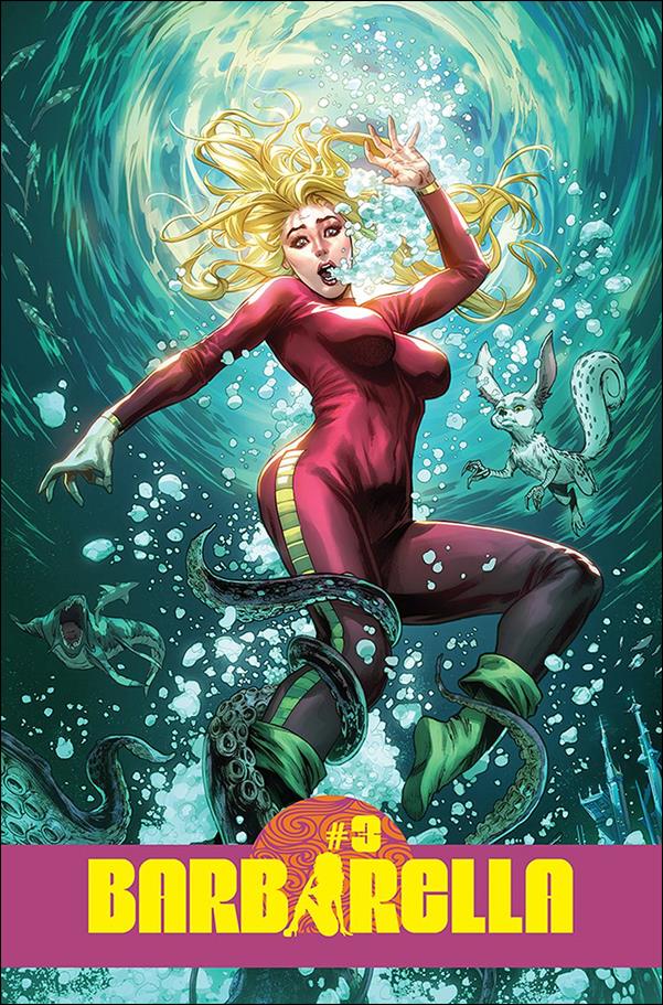 Barbarella (2021) issue 3-K Mike Krome 1:15 Cover