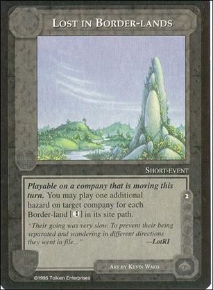Middle-Earth: The Wizards (Base Set) card 258 Lost in Border-lands