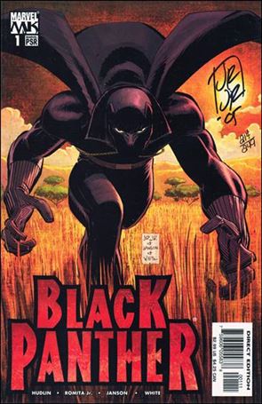 Black Panther (2005) issue 1-D Dynamic Forces (signed by John Romita Jr.) 1/249