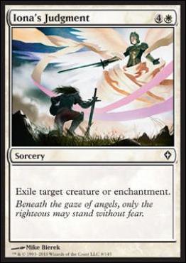 Magic the Gathering: Worldwake (Base Set) card 8 Iona's Judgment
