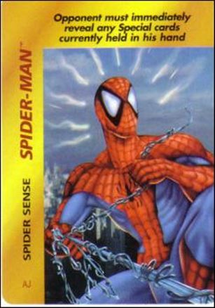 Marvel OverPower (Base Set) card nn196 Spider-Man: Spider Sense