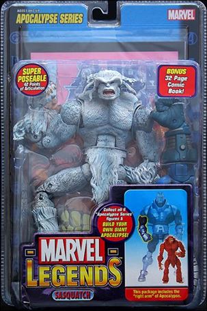 Marvel Legends (Apocalypse Series) figure 7 Sasquatch (Snowbird - White Fur)