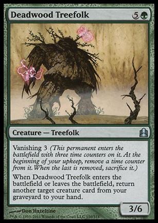 Magic the Gathering: Commander (Base Set) card 150 Deadwood Treefolk