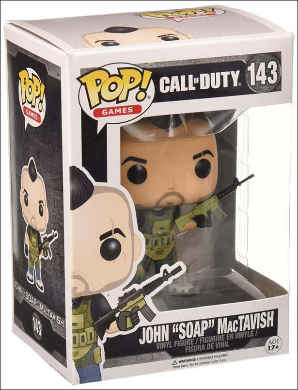 POP! Games figure 143 John "Soap" MacTavish