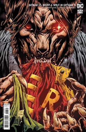 Batman vs Bigby! A Wolf in Gotham issue 3-B Brian Level Cardstock Cover