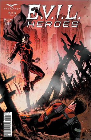 E.V.I.L. Heroes issue 5 Sami Kivela Cover