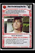 Star Wars: A New Hope Limited (Base Set) card 132 I Have A Very Bad Feeling About This