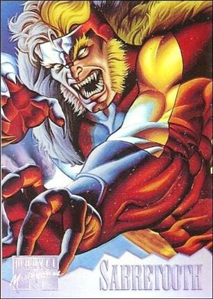 1995 Marvel Masterpieces (Holoflash Subset) card 6 Sabretooth